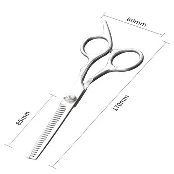  Prenosni Strokovno 2Pcs/Set Srebro Las Škarje za Lase Clipper Škarje za Rezanje Barber Redčenje Frizerske Škarje, Škarje za