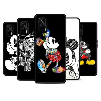  Temno Mickey Mouse Za Realme 8 GT Neo Flash Edition Explorer Master Q3 Pro Narzo30 C20 C21 C11 C20A C21Y Primeru Telefon