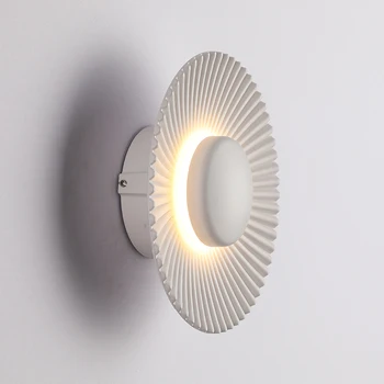  Ustvarjalne 5W LED Stenske Svetilke Disk-oblikovani Kovinski Hotelski Restavraciji Hodnik, Spalnica Dekoracijo Stenskih Luči Zaprtih Sodobne Razsvetljave
