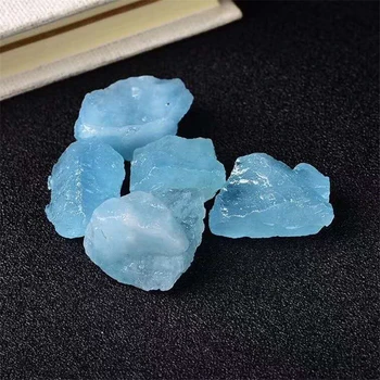  Lep raw quartz Akvamarin grobo zdravilnimi kristali kamen za darila