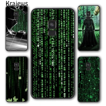  Krajews Film The Matrix Telefon Primeru Pokrovček Za Samsung Galaxy S5 S6 S7 rob S8 S9 S10 E lite S20 plus ultra Opomba funda
