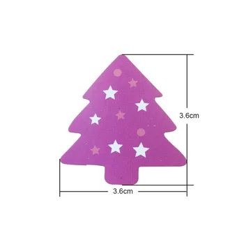  100 kozarcev/veliko Pisane Božična Zvezda Drevo Pečatne Nalepke DIY Darila Peko Dekoracijo Pakiranje Oznaka